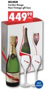 Mumm Carbon Rouge Non Vintage Gift Box-750ml