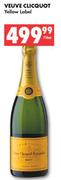 Veuve Clicquot Yellow Label-750ml
