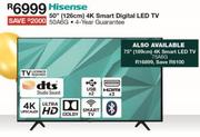 Hisense 75" (189cm) 4K Smart LED TV 75A6G