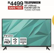 Telefunken 42" (105cm) Full HD LED TV TLEDD-42FHDB