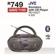 JVC 6W Boombox With CD Player RD-N327