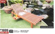 Wendy Wooden Pool Lounger