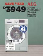 AEG Metallic Front Loader Washing Machine - L34173S