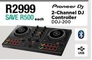 Pioneer DJ 2 Channel DJ Controller DDJ-200-Each