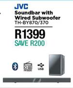JVC Soundbar With Wired Subwoofer TH-BY870/370