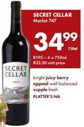 Secret Cellar Merlot747-750ml