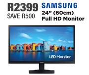 Samsung 24" (60cm) Full HD Monitor