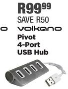 Volkano Pivot 4 Port USB Hub