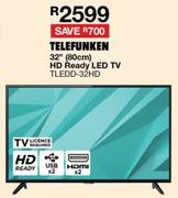 Telefunken 32" (80cm) HD Ready LED TV TLEDD-32HD