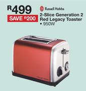 Russell Hobbs 2 Slice Generation 2 Red Legacy Toaster 