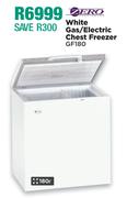 Zero 180L White Gas/Electric Chest Freezer GF180