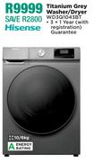 Hisense 10/6Kg Titanium Grey Washer/Dryer WD3Q1043BT