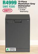 Defy 13 Place Manhattan Grey Dishwasher DDW242