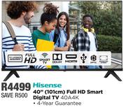 Hisense 40" (101cm) Full HD Smart Digital TV 40A4K