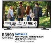 Samsung 40" (100cm) Full HD Smart LED TV UA40N5300