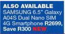 Samsung Galaxy 6.5" A04s Dual Nano Sim 4G Smartphone