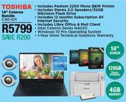 Toshiba 14" Celeron Bundle C40-G11
