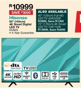 Hisense 70" (178cm) 4K Smart LED TV 70A7100F