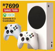 XBox Console & 2 Controllers