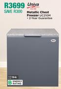 Univa 194L Metallic Chest Freezer UC210M
