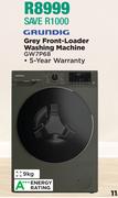 Grundig 9Kg Grey Front Loader Washing Machine GW7P68