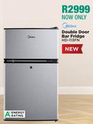 Midea Double Door Bar Fridge HD-113FN