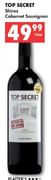 Top Secret Shiraz Cabernet Sauvignon-750ml