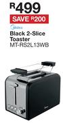 Midea Black 2 Slice Toaster MT-RS2L13WB