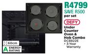 Defy Under Counter Oven & Hob Combo DCB822E