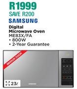 Samsung 23L Digital Microwave Oven ME83X/FA