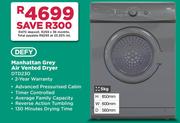 Defy 5kg Manhattan Grey Air Vented Dryer DTD230