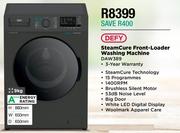 Defy 9kg SteamCure Front Loader Washing Machine DAW389