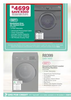House & Home : There's No Place Like Home For The Lowest Prices Guaranteed On Defy (02 March - 31 March 2023), page 12
