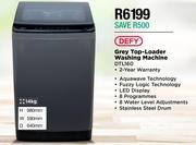 Defy 14kg Grey Top Loader Washing Machine DTL160