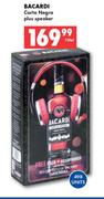 Bacardi Carta Negra Plus Speaker-750ml