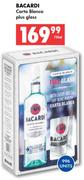 Bacardi Carta Blanca Plus Glass-750ml