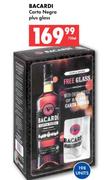 Bacardi Carta Negra Plus Glass-750ml