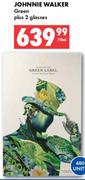 Johnnie Walker Green Plus 2 Glasses-750ml