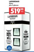 Laphroaig Select Plus 2 Glasses-750ml