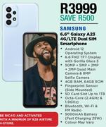 Samsung 6.6" Galaxy A23 4G/LTE Dual Sim Smartphone