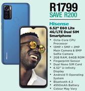 Hisense 6.52" E60 Lite 4G/LTE Dual Sim Smartphone-Each