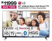 LG 55" (139cm) Nano Cell Smart TV 55NANO80