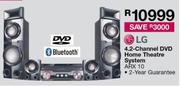 LG 4.2 Channel DVD Home Theatre System ARX 10