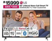 LG 65" (164cm) Nano Cell Smart TV 65NANO80