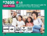 LG 49" (123cm) Ultra HD Smart LED TV 49UN7100