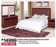 5 Piece Asher Russet Bedroom Suite