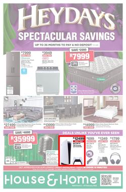 House & Home : Heydays Spectacular Savings (06 February - 19 February 2023), page 1