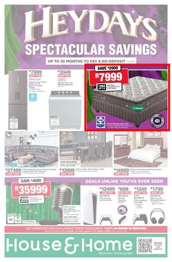 House & Home : Heydays Spectacular Savings (06 February - 19 February 2023), page 1