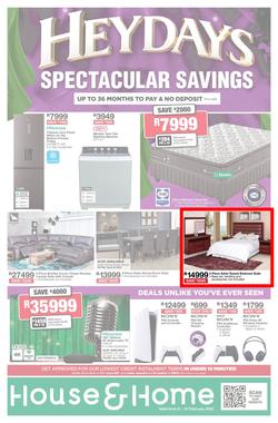 House & Home : Heydays Spectacular Savings (06 February - 19 February 2023), page 1
