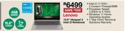 Lenovo 15.6" Ideapad 3 Intel i3 Notebook